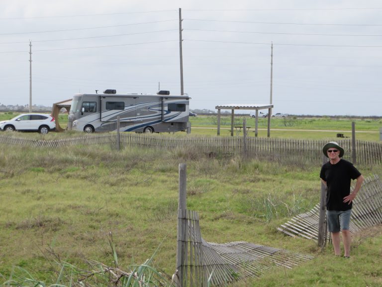 Galveston Island State Park CampgroundBeachside Trail 2 Blaze