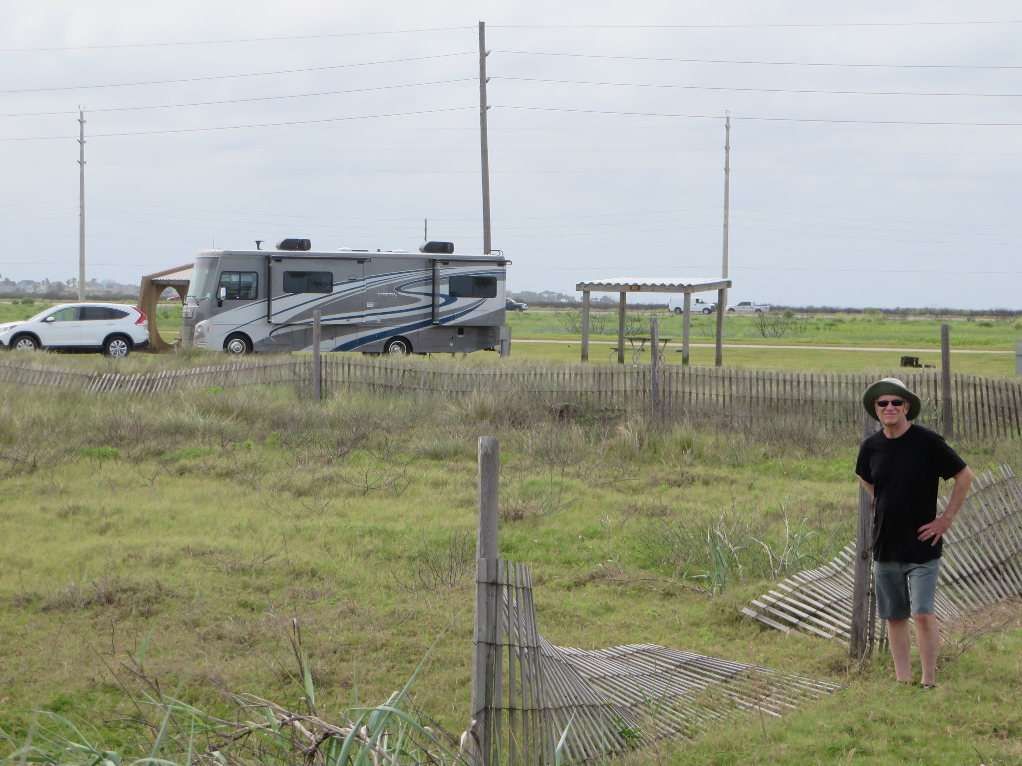Galveston Island State Park CampgroundBeachside Trail 2 Blaze